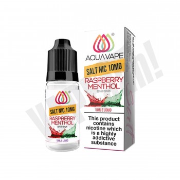 AQUA VAPE Nic Salt 50/50 - Raspberry Menthol - 10ml